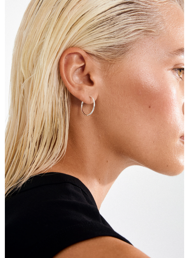 Pilgrim EANNA large hoops silver-plated