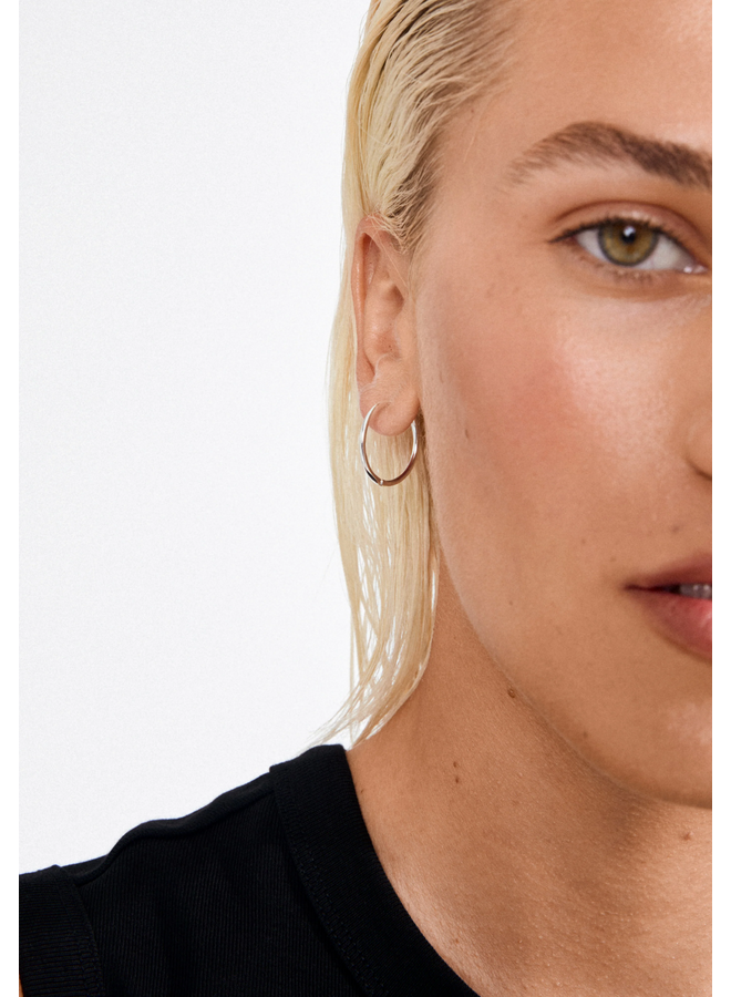 Pilgrim EANNA large hoops silver-plated