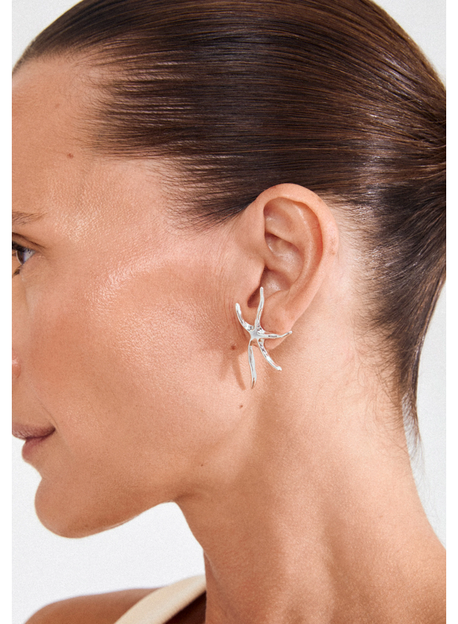 Pilgrim PRISM large earrings silver-plated