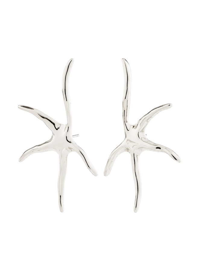 Pilgrim PRISM large earrings silver-plated