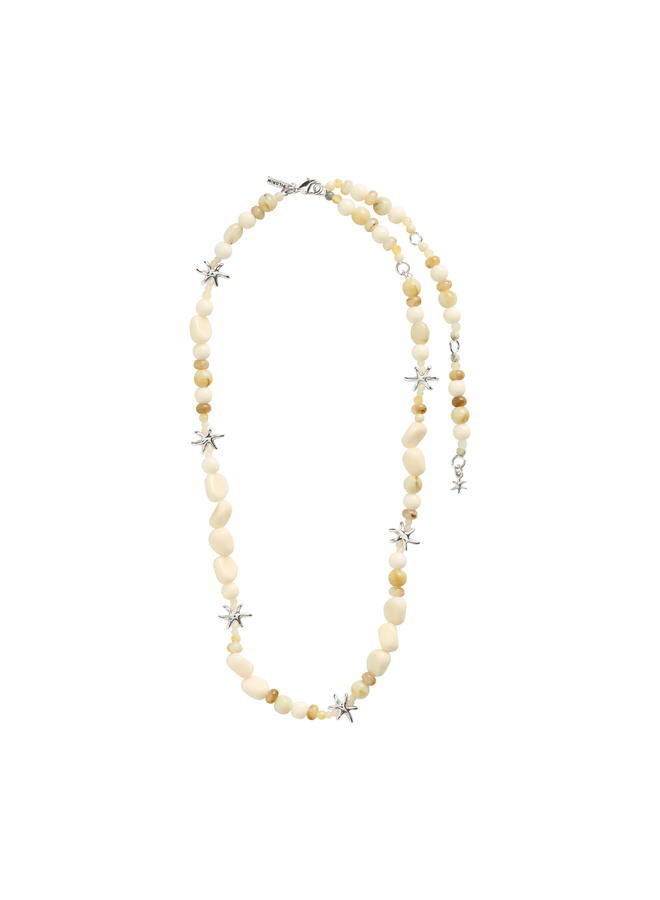 Pilgrim PRISM necklace white/silver-plated