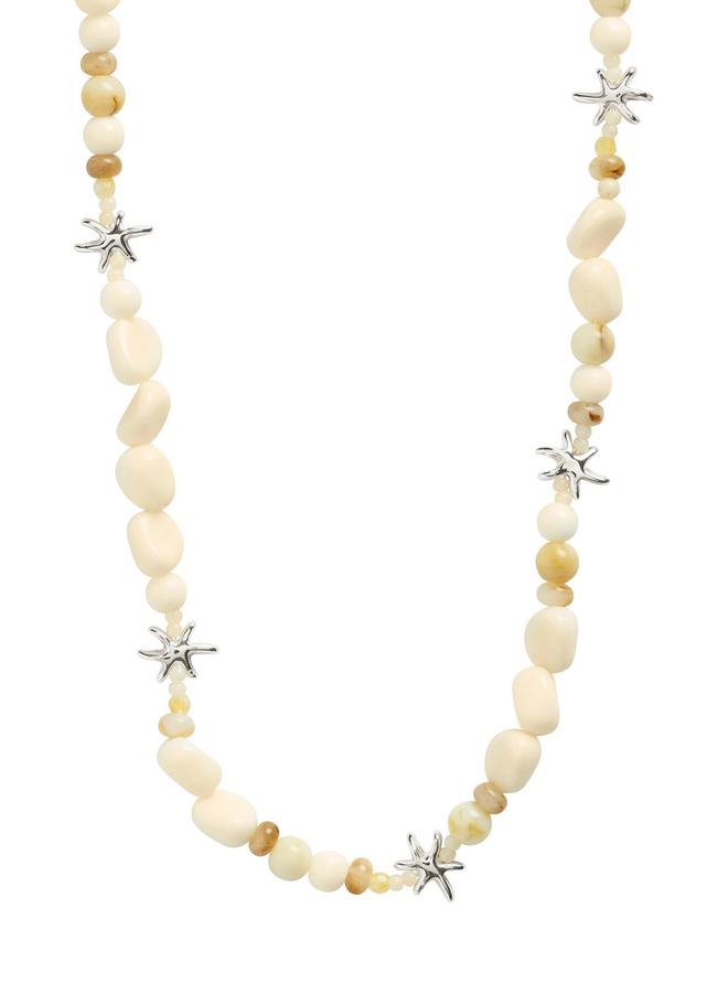 Pilgrim PRISM necklace white/silver-plated