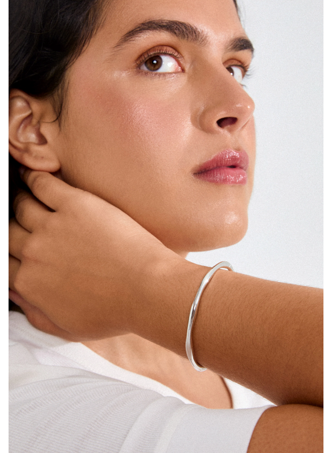 Pilgrim HAZE bangle silver-plated