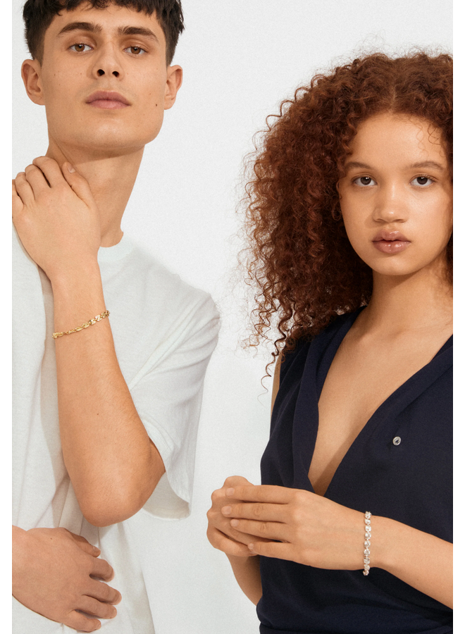 Pilgrim  SENSE bracelet silver-plated