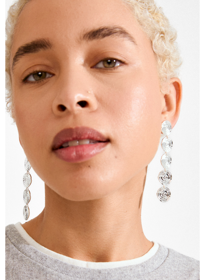Pilgrim AIR earrings silver-plated