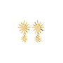 Pilgrim LYRICUS earrings gold-plated