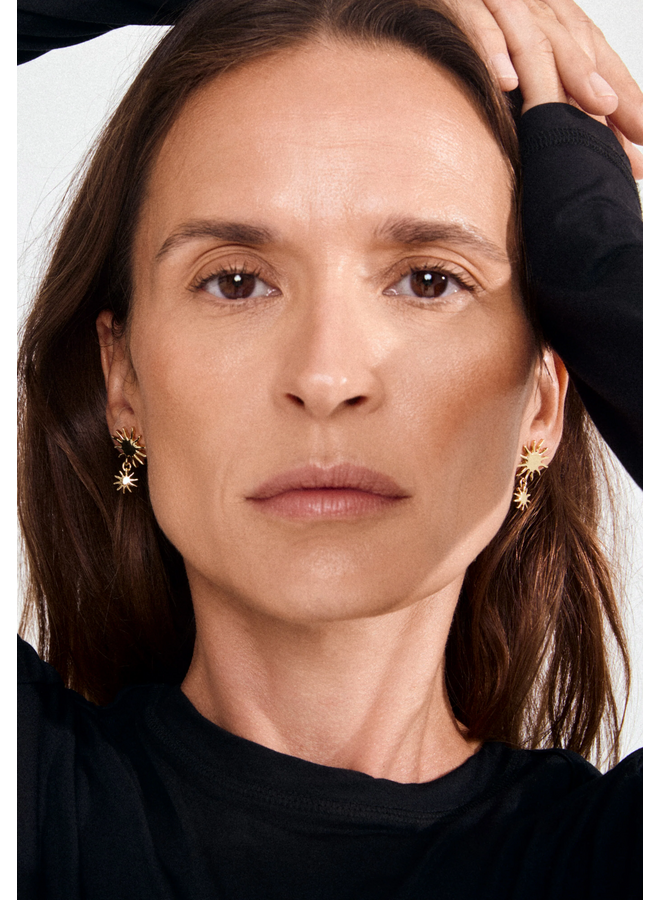 Pilgrim LYRICUS earrings gold-plated