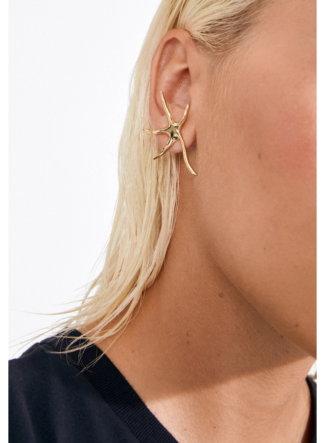 Pilgrim PRISM large earrings gold-plated