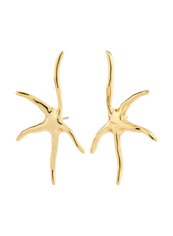 Pilgrim PRISM large earrings gold-plated