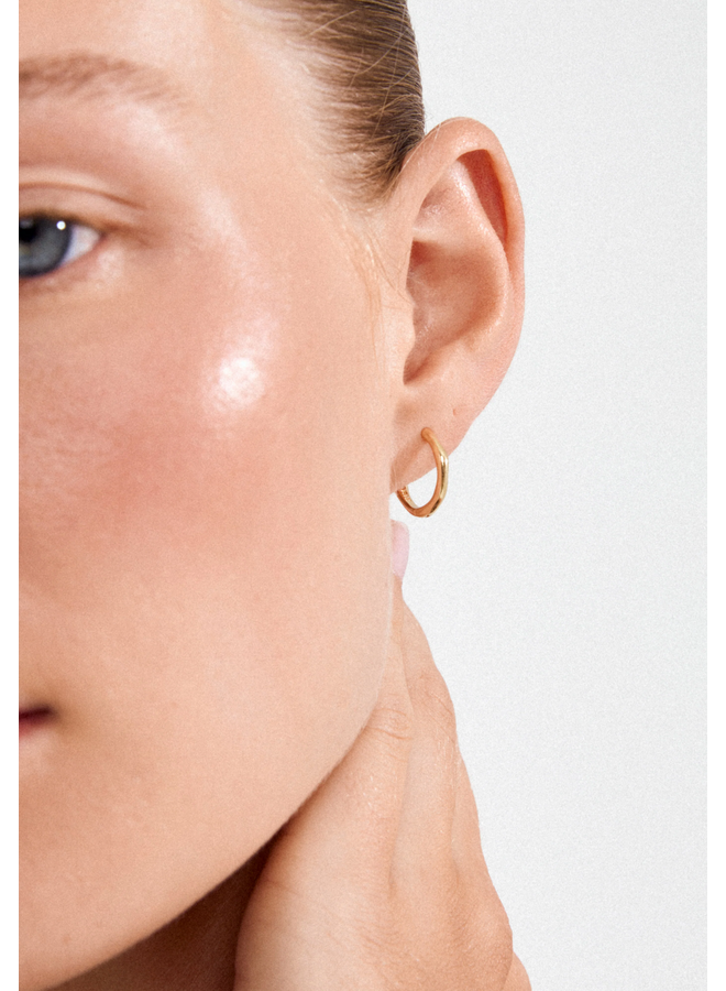 Pilgrim NOVA hoop earrings gold-plated