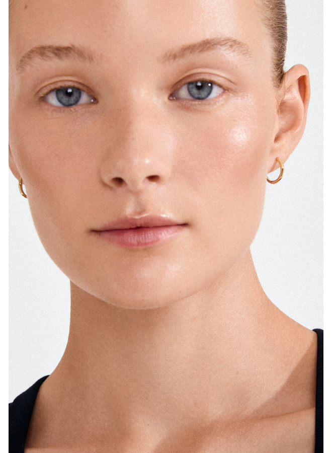 Pilgrim NOVA hoop earrings gold-plated