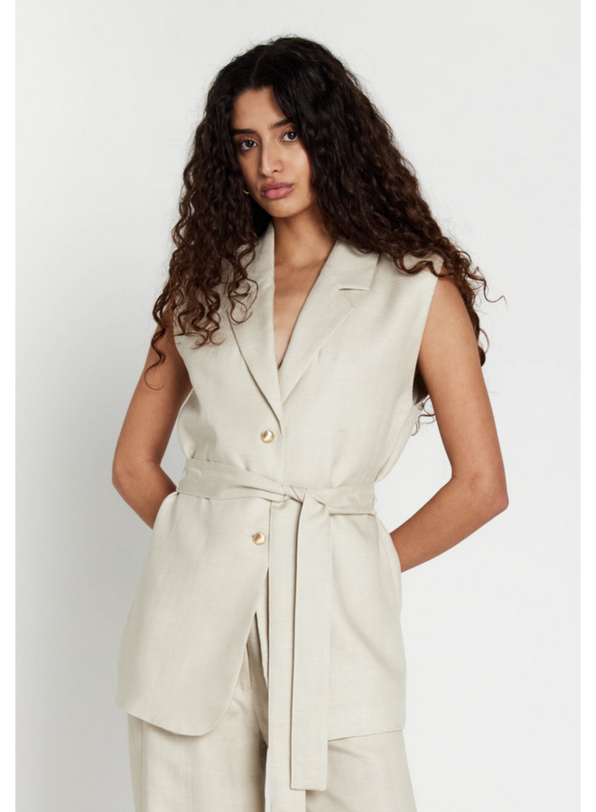 Bruuns Bazaar Aphandra Ewe Vest Sand