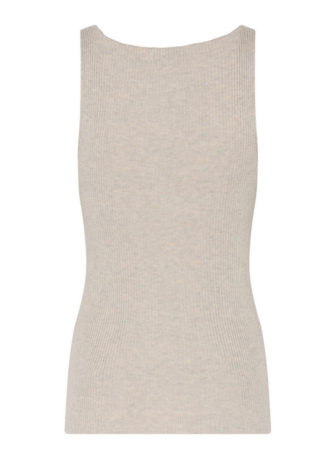 Bruuns Bazaar Anemone Diti Knit Top Sand Melange