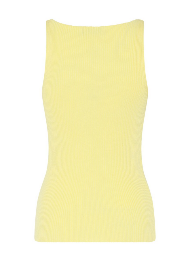 Bruuns Bazaar Anemone Diti Knit Top Lemon
