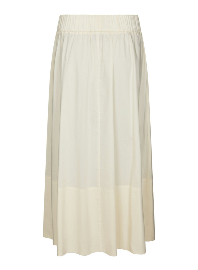 Neo Noir Yara Long Poplin Skirt Butter Yellow