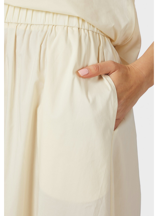 Neo Noir Yara Long Poplin Skirt Butter Yellow