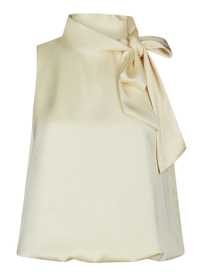 Neo Noir Veda Heavy Sateen Top Light Yellow