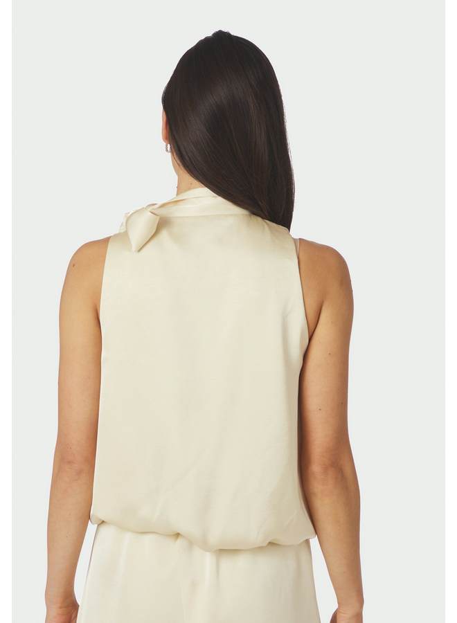 Neo Noir Veda Heavy Sateen Top Light Yellow