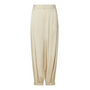 Neo Noir Fayla Drapy Satin Balloon Pants Dark Sand