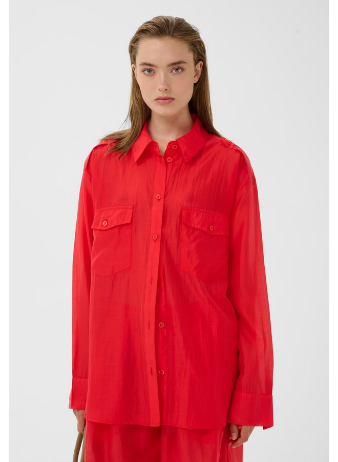 Gestuz Siora LS Shirt Tomato