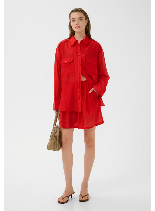 Gestuz Siora LS Shirt Tomato