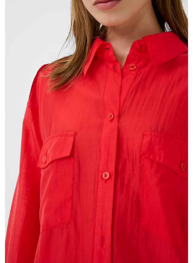 Gestuz Siora LS Shirt Tomato