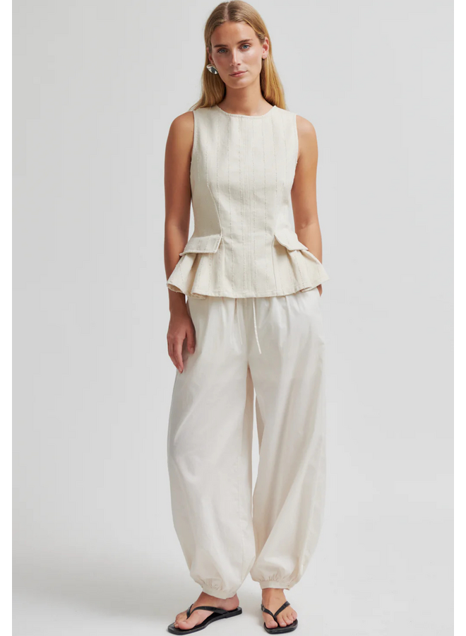 Second Female Avida Trousers Eggnog