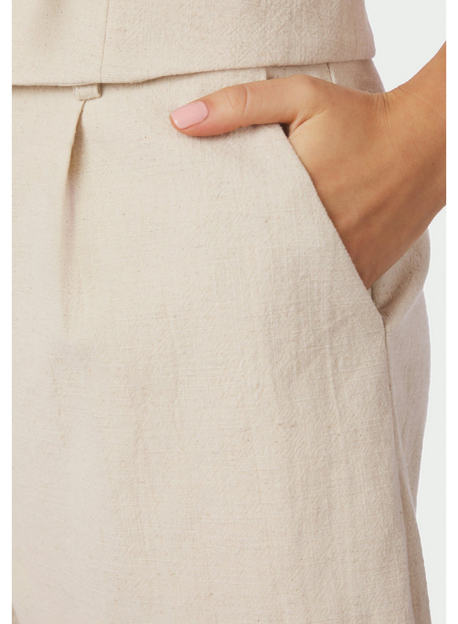 Neo Noir Sega Ramie Shorts Natural