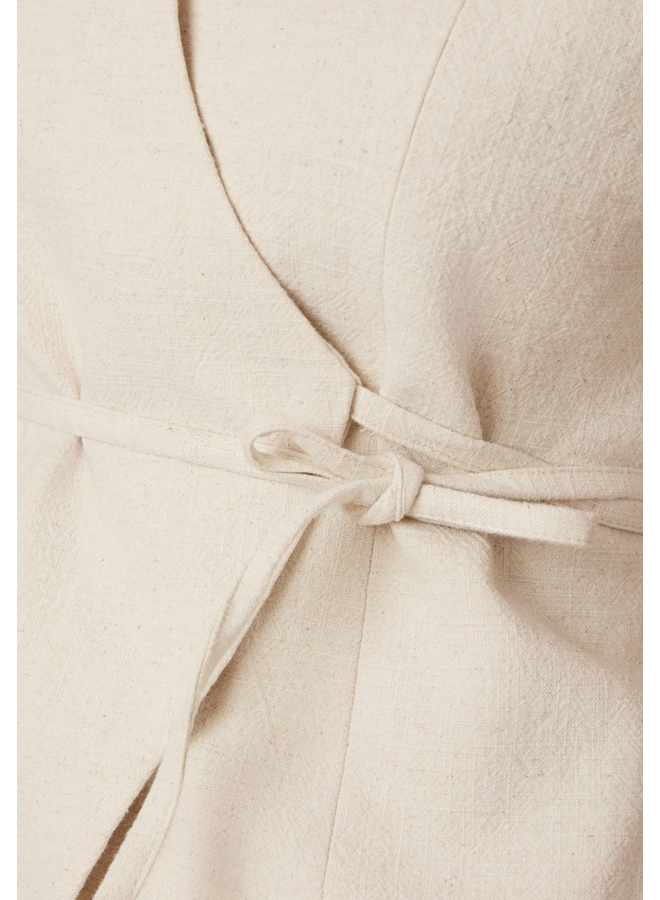 Neo Noir Samara Ramie Waistcoat Natural