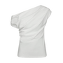 Neo Noir Mabelle Drapy Top White