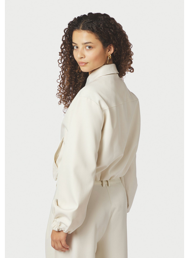 Neo Noir Denielle Structure Jacket Off White