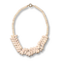 Bonnie Studios Luc Shell Necklace White