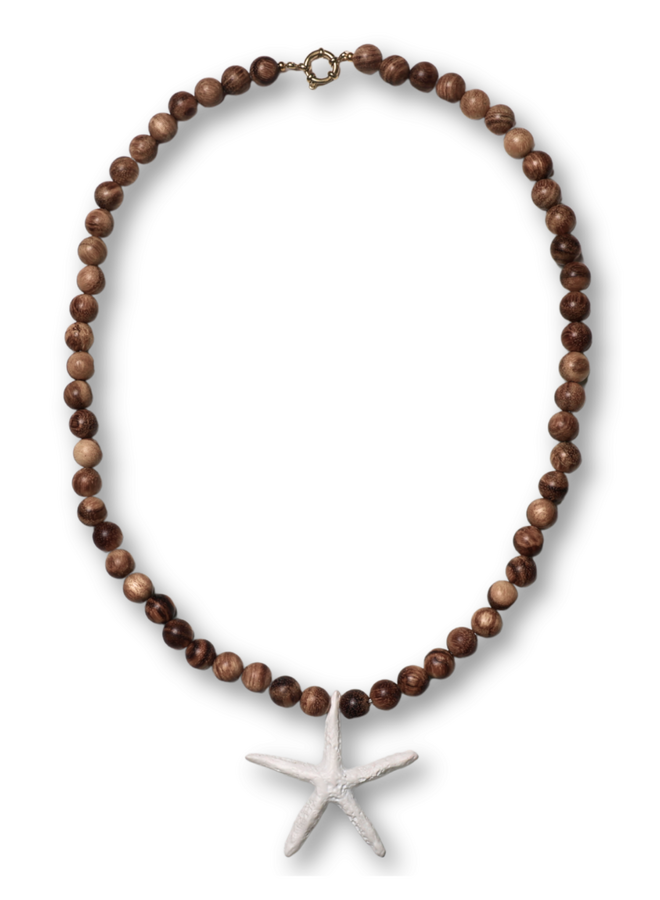 Bonnie Studios Tiger Seastar Necklace Brown