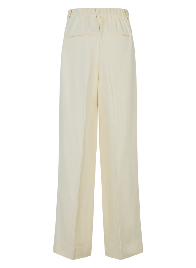Second Female Lino Classic Trousers Alabaster Gleam