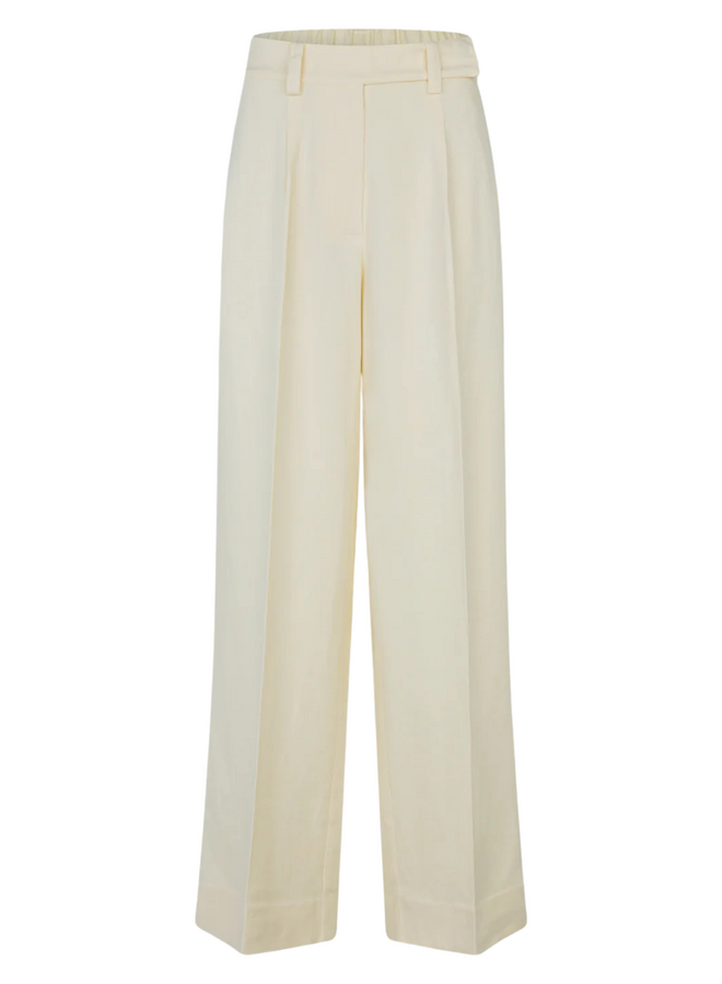 Second Female Lino Classic Trousers Alabaster Gleam