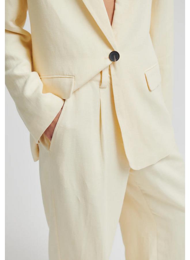 Second Female Lino Classic Trousers Alabaster Gleam