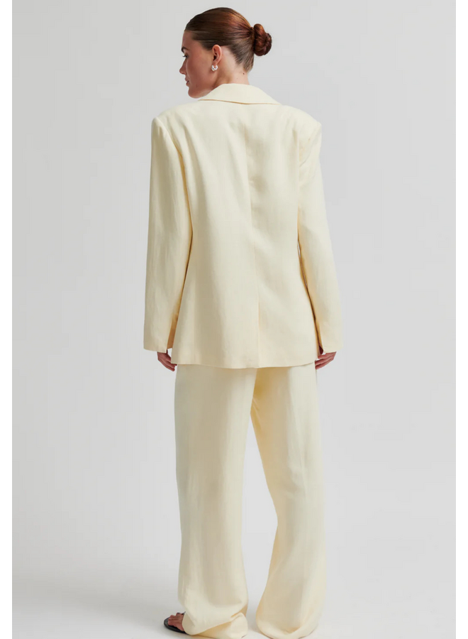 Second Female Lino Classic Trousers Alabaster Gleam