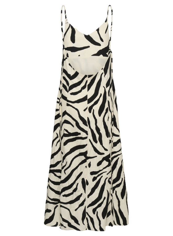 Gestuz Zeona P Dress Graphic Black White