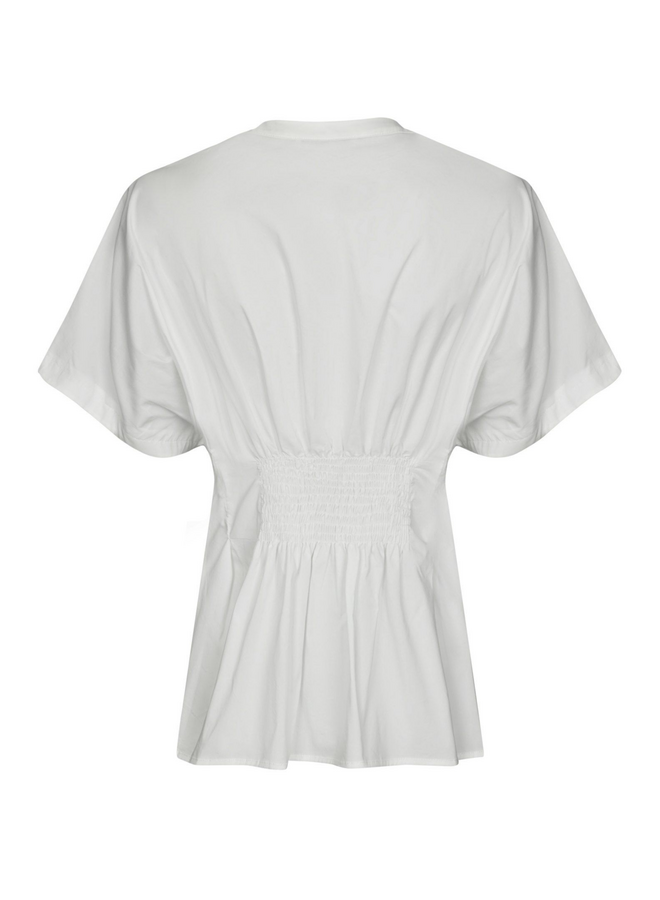 Neo Noir Adamma Poplin Blouse White