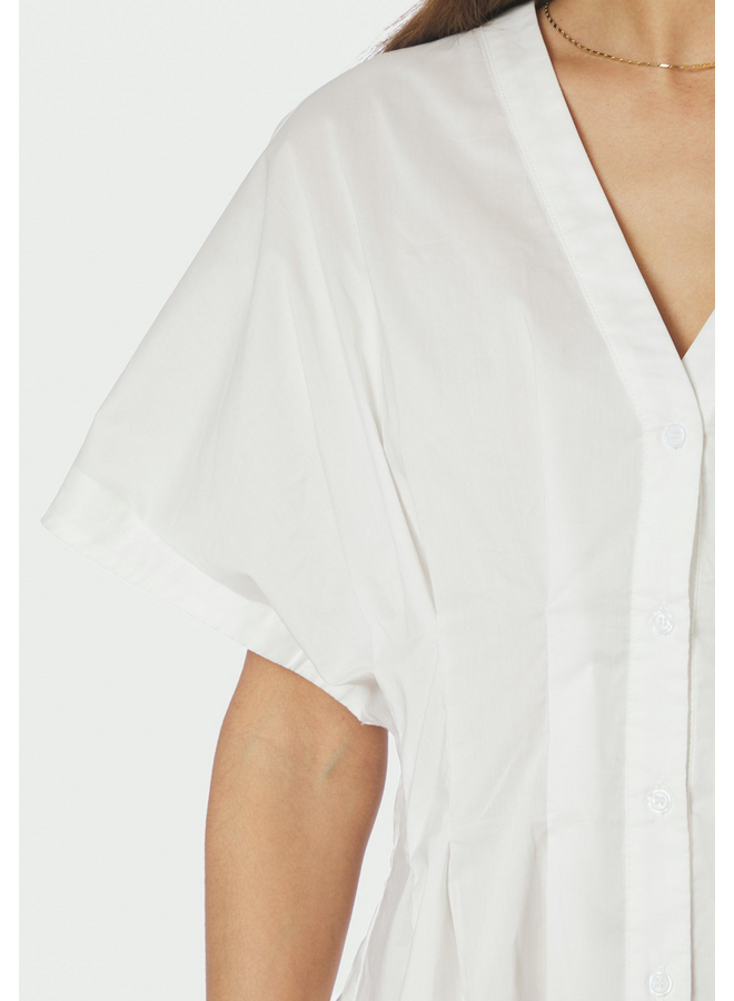 Neo Noir Adamma Poplin Blouse White