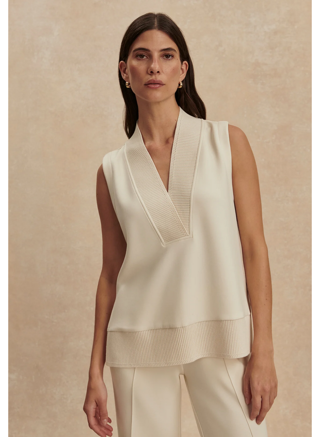 Varley Freida V Neck Tank Pristine