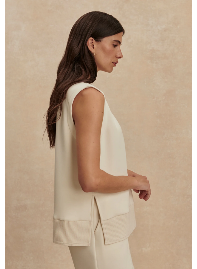 Varley Freida V Neck Tank Pristine