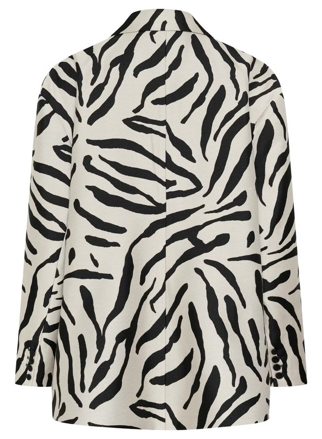 Gestuz Zebe OZ Blazer Graphic Black White