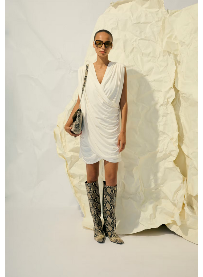 Gestuz Nadie Short Dress Egret