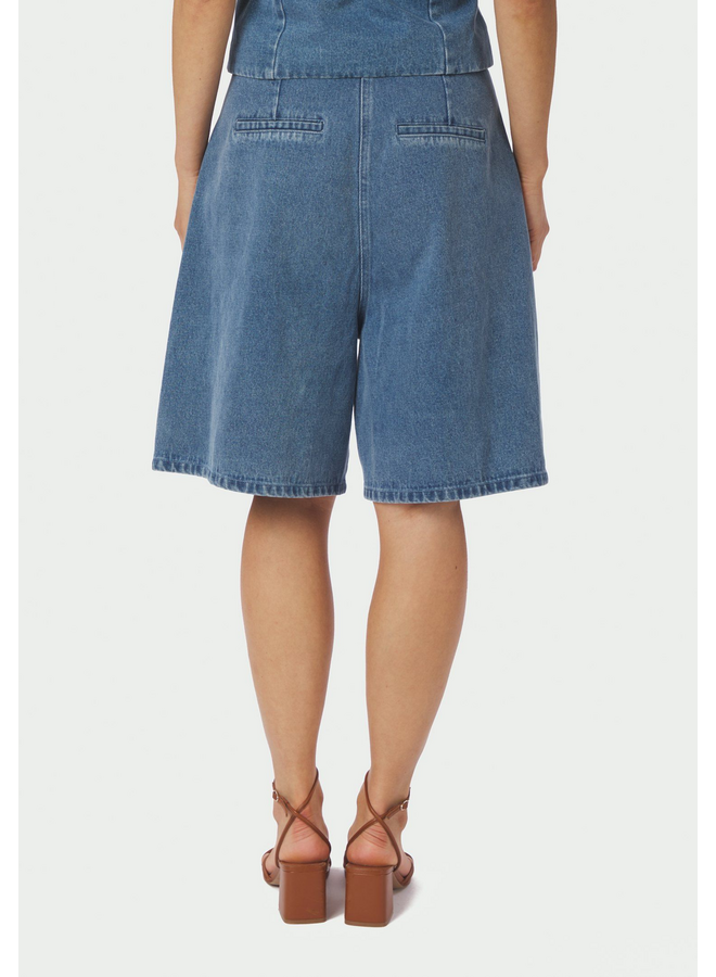 Neo Noir Rosel Denim Shorts Blue