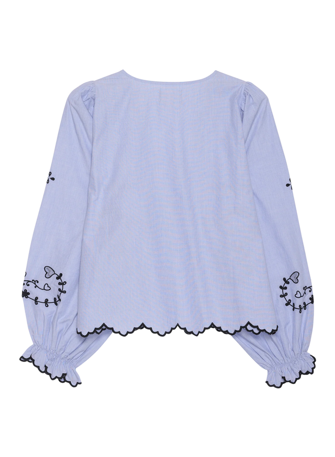 Sissel Edelbo Tone Top Organic Cotton Blue Chambray