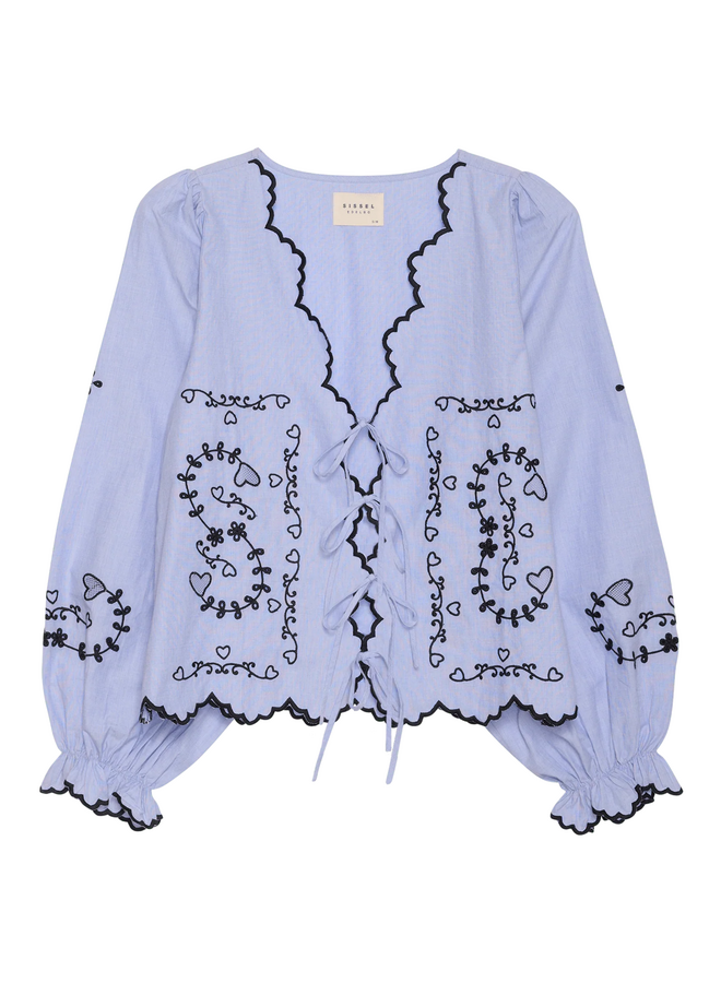 Sissel Edelbo Tone Top Organic Cotton Blue Chambray
