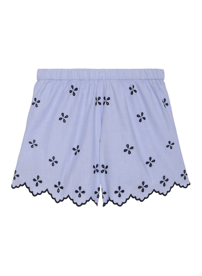 Sissel Edelbo Tone Shorts Organic Cotton Blue Chambray