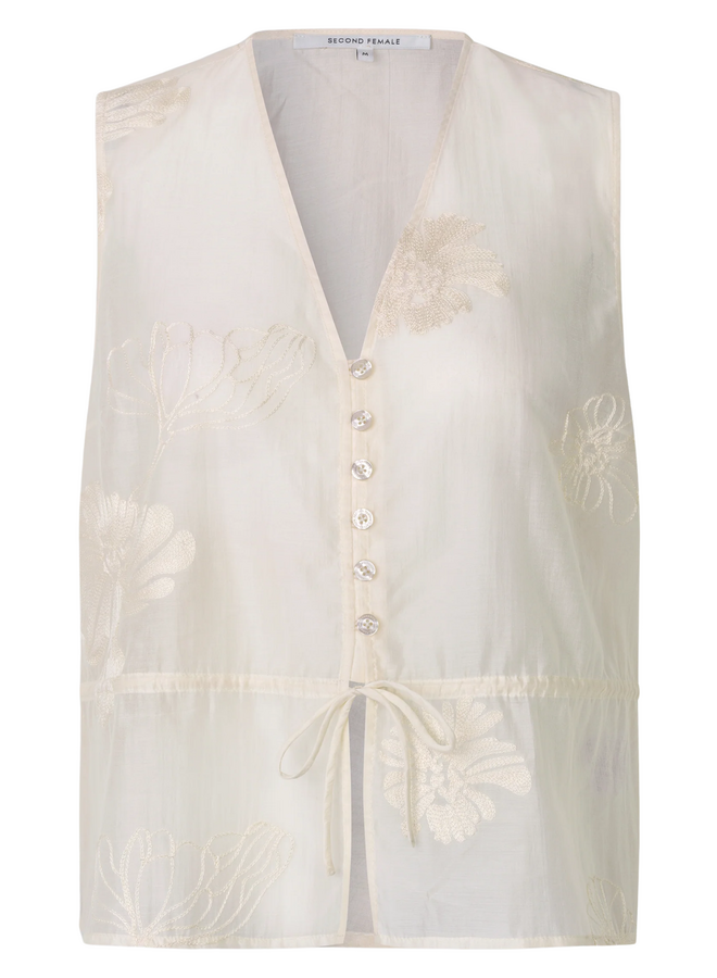 Second Female Vira Top Soft Beige