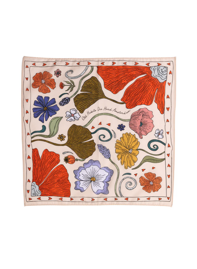 Old Habits Die Hard The Cotton Bandana - Flower Power